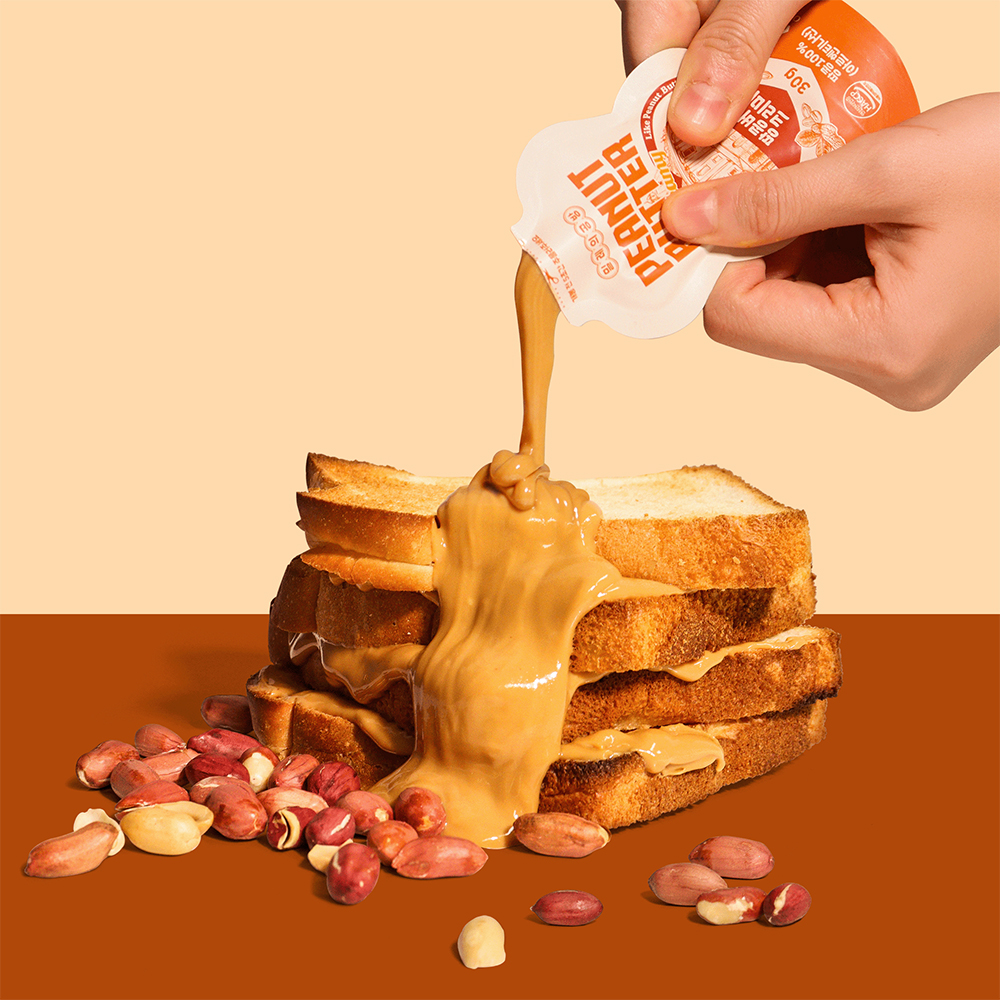 무가당 무첨가 짜먹는 밀레의공방 땅콩버터 크리미 소포장 개별포장 스틱 1박스(30g 10개입)